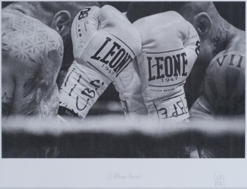IVÁN ABANADES (Madrid, 1977), El último round , Fotograbado