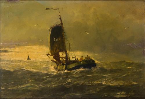 645   -  <p><span class="object_author">ESCUELA INGLESA S. XIX - Marinas </span></p>