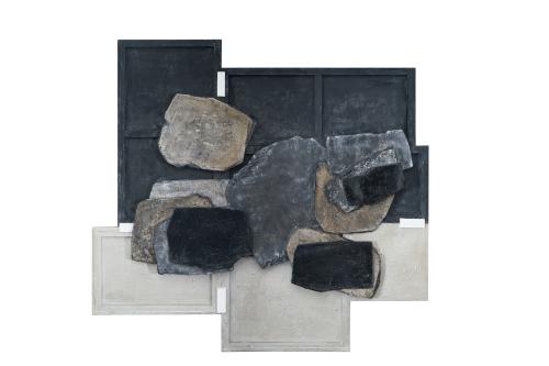 MONSA DOMINGO (Barcelona, 1965), Concious rocks, Pigmentos,