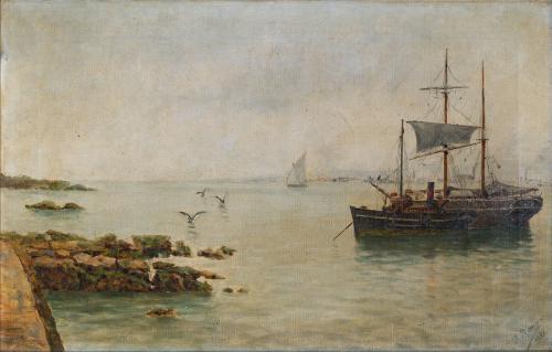 647   -  <p><span class="object_author">ESCUELA ESPAÑOLA S. XIX - Marina </span></p>