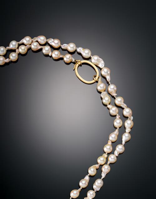 1190   -  <p><span class="object_title">COLLAR LARGO PERLAS BARROCAS </span></p>