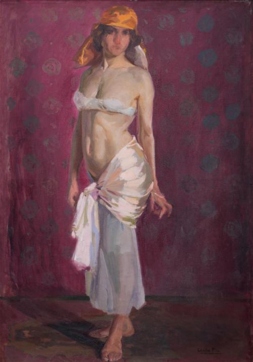 705   -  <p><span class="object_author">CECILIO PLA Y GALLARDO (Valencia, 1859 - Madrid, 1934) - El baño turco<br/></span></p>