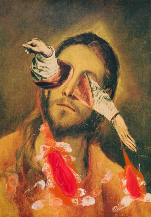 JORGE GALINDO (Madrid, 1965), El greco en Borox imitation o