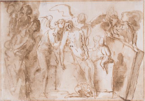 533 - <p><span class="object_author">ATRIBUIDO A MATEO CEREZO (Burgos, 1637 - Madrid, 1666) - La lamentación</span></p>