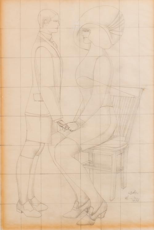 751   -  <p><span class="object_author">RICHARD LINDNER (1901-1978) - Contact</span></p>