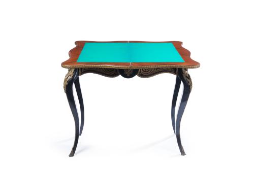 Mesa de juego Napoleón III, Francia, ff. S. XIX. 