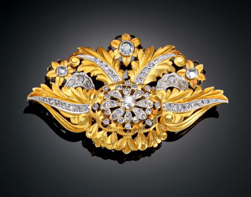 1033   -  <p><span class="object_title">BROCHE MODERNISTA "FUSET Y GRAU", </span></p>