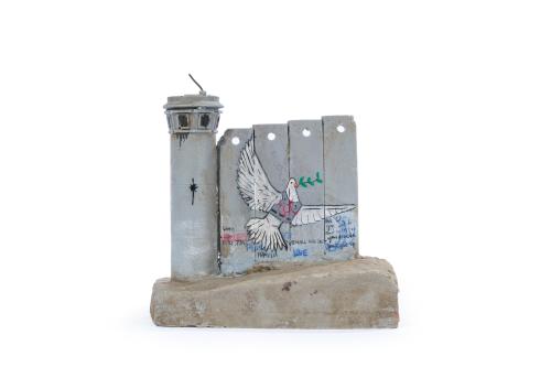 895   -  <p><span class="object_author">BANKSY (Gran Bretaña,1974) - Peace Dove</span></p>