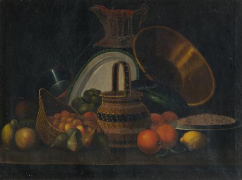 633   -  <p><span class="object_author">ENRIQUE JIMÉNEZ (Activo en España segunda mitad del S. XIX) - Pareja de bodegones </span></p>