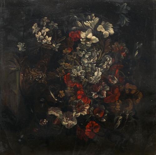 ANÓNIMO ESPAÑOL, SIGLO XVIII, Florero, Óleo sobre lienzo