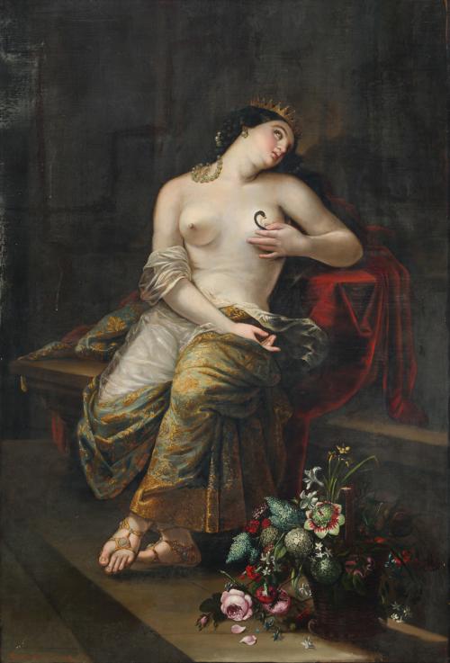 622   -  <p><span class="object_author">MANUEL AGUIRRE Y MONSALBE (Málaga, 1822-Borja, 1856) - Suicidio de Cleopatra</span></p>