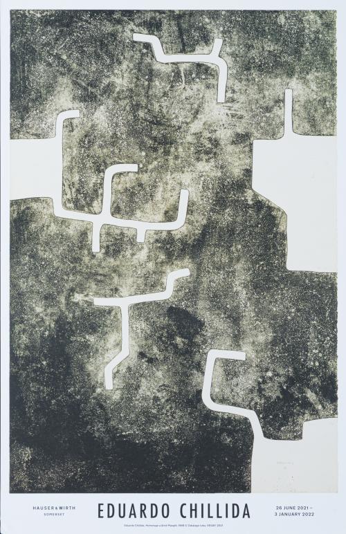 775   -  <p><span class="object_author">EDUARDO CHILLIDA (San Sebastián, 1924 - 2002) - Cartel exposición Hauser & Wirth</span></p>