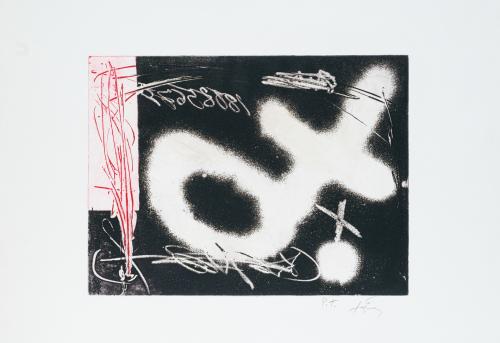  ANTONI TÀPIES (Barcelona, 1923-2012) ,  El péndulo inmóvil