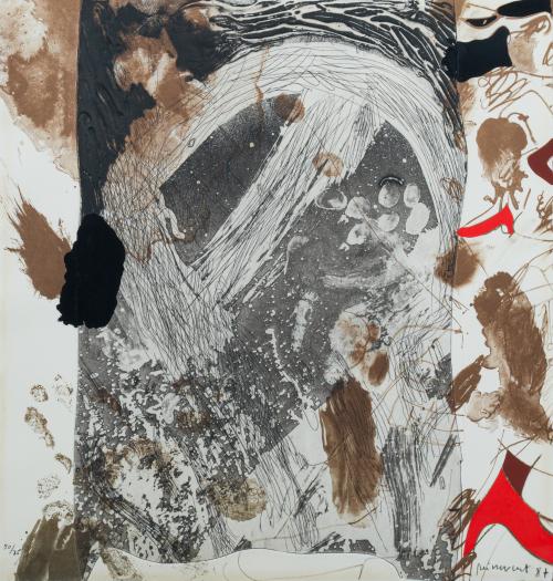 JOSEP GUINOVART (Barcelona, 1927-2007) , Con la ciencia del