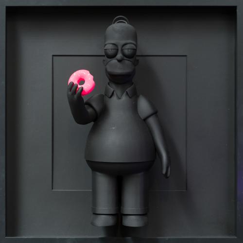 CARLOS LUNA (Córdoba, 1988), Pink Donut, Técnica mixta