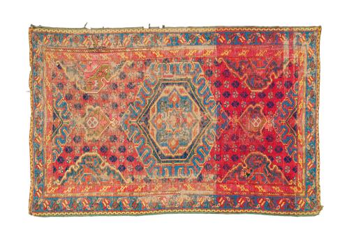 Alfombra caucásica en lana, Shirvan.