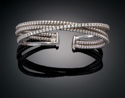 PULSERA EN ORO Y DIAMANTES