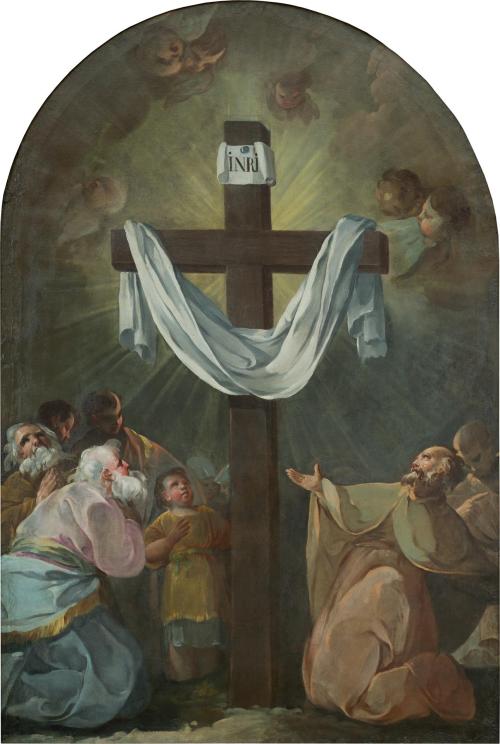 609 - <p><span class="object_author">FRANCISCO DE GOYA Y LUCIENTES (Fuendetodos, Zaragoza, 1746 - Burdeos, Francia, 1828) - Adoración de la Cruz </span></p>