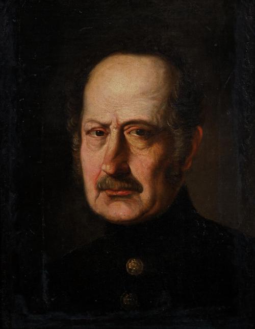 352   -  <p><span class="object_author">ESCUELA ESPAÑOLA S. XIX  - Retrato de caballero <br/></span></p>