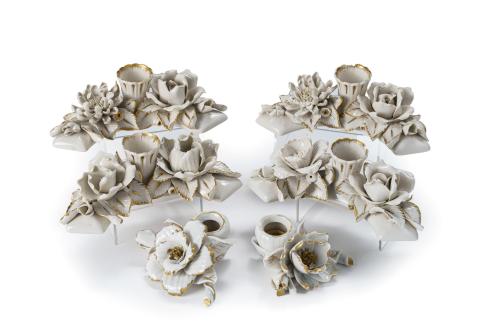 116   -  <p><span class="object_title">"Sortout de table"<br/>Centro de mesa isabelino en porcelana esmaltada, Casasus, España. Mediados del siglo XX. <br/></span><br></p>