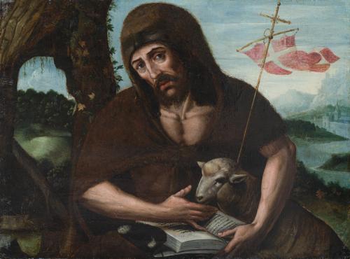 CRISTOBAL LLORENS ( 1553-1617). Siglo XVI, San Juan Buatist