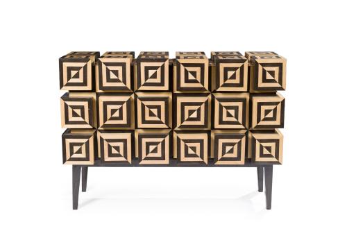 "Ondulación 2" Buffet cinético según diseño de  Aymeric L