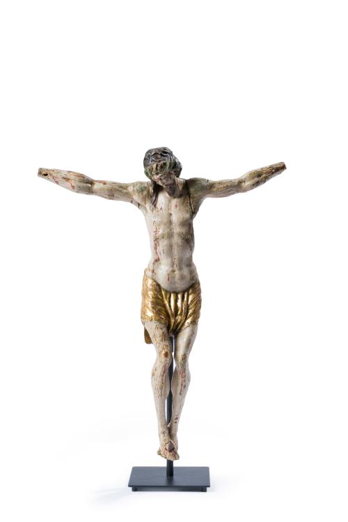 ESCUELA RIOJANA. Finales del siglo XV, Cristo crucificado, 