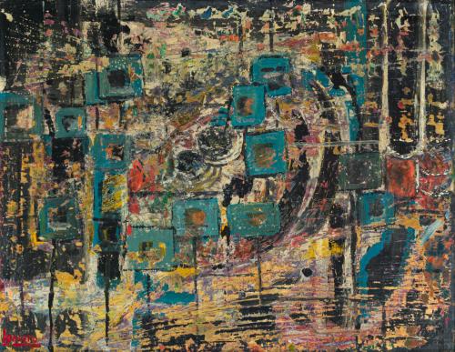 ÁLVAREZ LENCERO (Badajoz, 1923 - Mérida, 1983), Sin título,