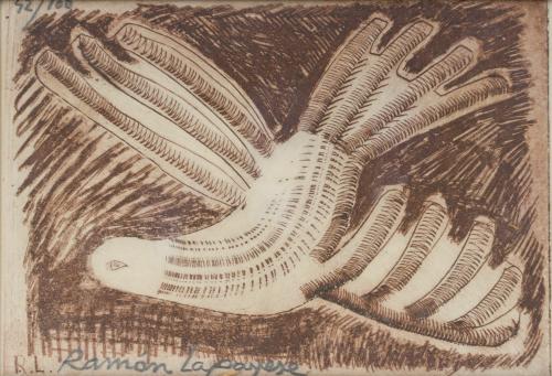 RAMÓN LAPAYESE (Madrid, 1928-1994), Sin título, Litografía