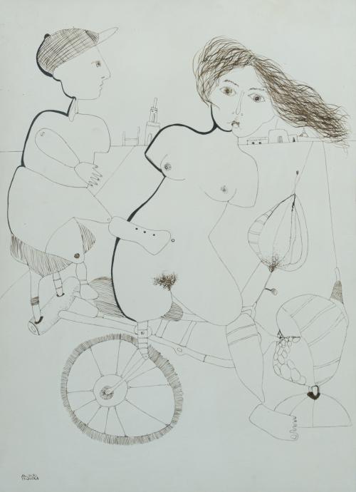 FRANCISCO ALONSO PIÑUELA (España, ?-2007) , Sin título, Tin