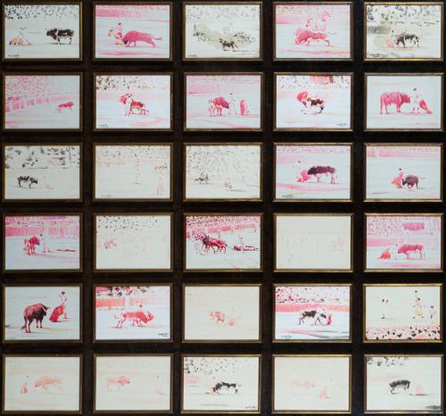 636   -  <p><span class="object_author">JOSE MORELLÓN (Zaragoza, 1944) - Tauromaquia de Santiago Martín, El Viti (1988)</span></p>
