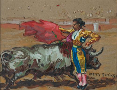 628   -  <p><span class="object_author">ROBERTO DOMINGO Y FALLOLA (París, 1883 - Madrid, 1956) - Pase taurino<br/></span></p>
