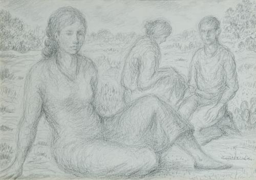 FEDERICO DE ECHEVARRIA (Bilbao, 1911 - Madrid, 2004) , En e
