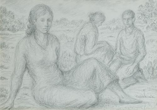 FEDERICO DE ECHEVARRIA (Bilbao, 1911 - Madrid, 2004) , En e
