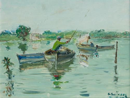 609   -  <p><span class="object_author">ANTONIO TORRES (Albacete, 1969) - Barcas</span></p>