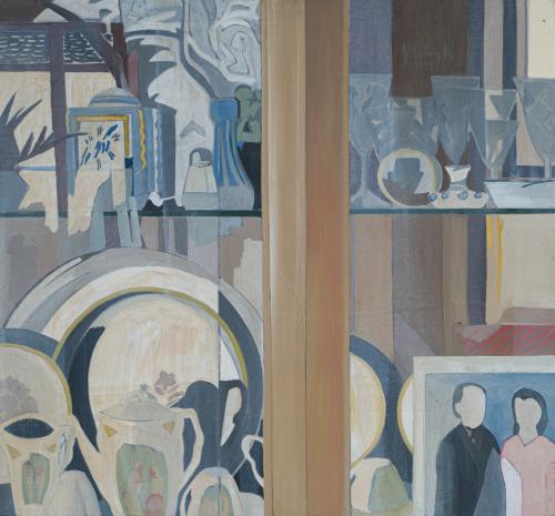 JOSÉ CARRETERO LOPEZ (España. 1962), El aparador, Óleo sobr