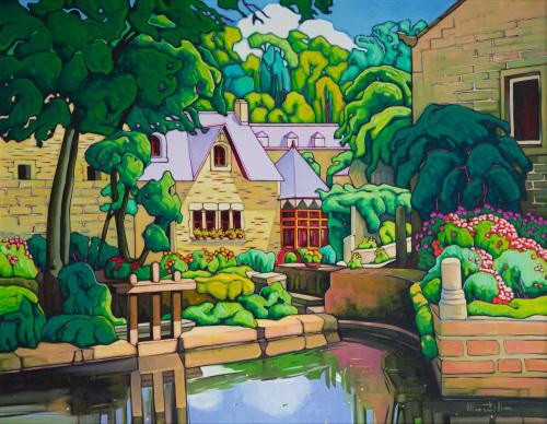 CHICO MONTILLA (Granada, 1961), Pont Lyon aven (Bretaña), Ó