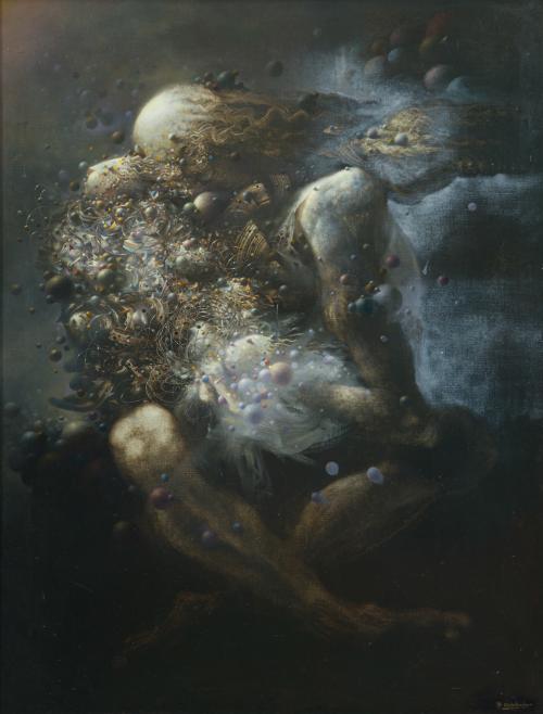 773   -  <p><span class="object_author">FAUSTINO MANCHADO PASCUAL (Soria, 1951) - Vieja cosmogonía</span></p>