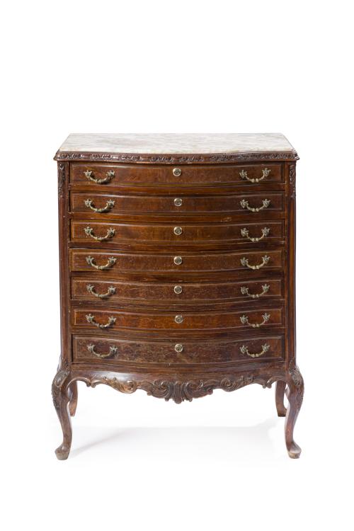 Gran cubertería en plata española punzonada con marcas de D