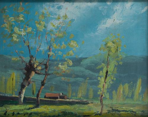616   -  <p><span class="object_author">ESCUELA ESPAÑOLA, SIGLO XX - Paisaje</span></p>