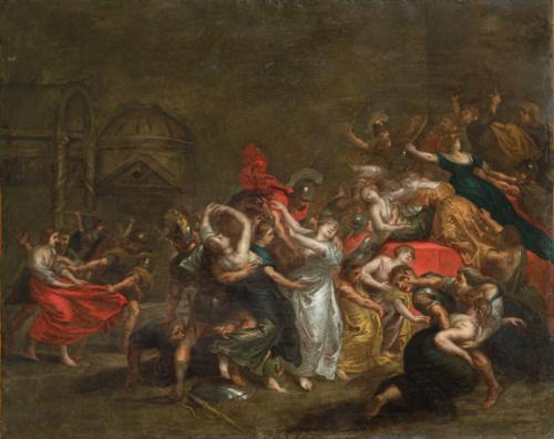 ESCUELA FLAMENCA. Segunda mitad del siglo XVII., El rapto d