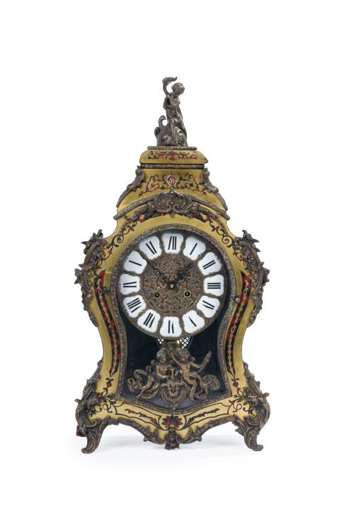 Reloj de sobremesa de estilo Luis XIV, Francia, ff. S.XIX.