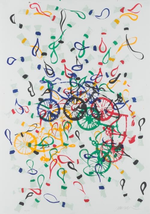 ARMAN (Niza, 1928 - Nueva York, 2005), Suite Olímpica, Lito