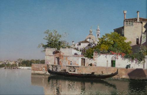 587 - <p><span class="object_author">MARTIN RICO (Madrid, 1833 - Venecia, 1908) - Barrio de Venecia </span></p>