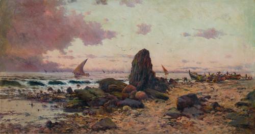 SEGUNDO MATILLA (Madrid, 1862 - Teyá, 1937), S/T, Óleo sobr