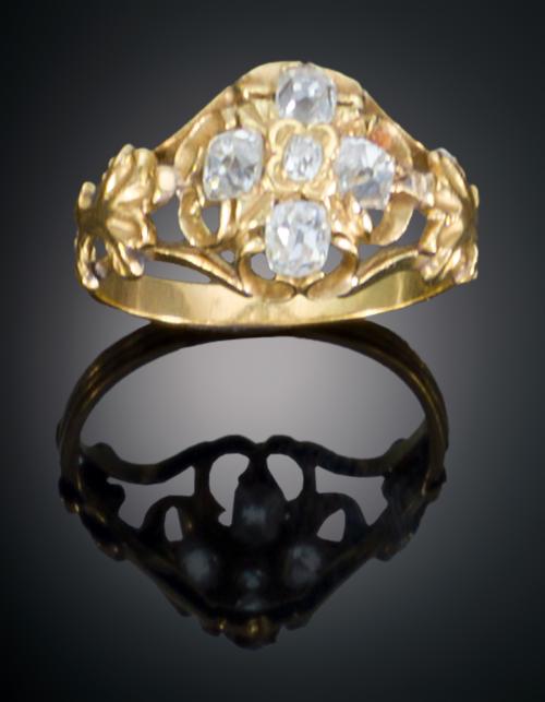 SORTIJA ISABELINA CON DIAMANTES