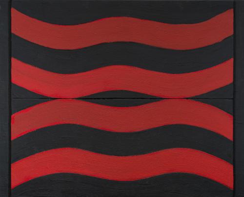 MANOLO BALLESTEROS (Barcelona, 1960), Vermell damunt negre,