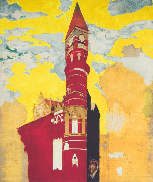 JORGE CASTILLO (Pontevedra,1933), Castillo, Grabado 