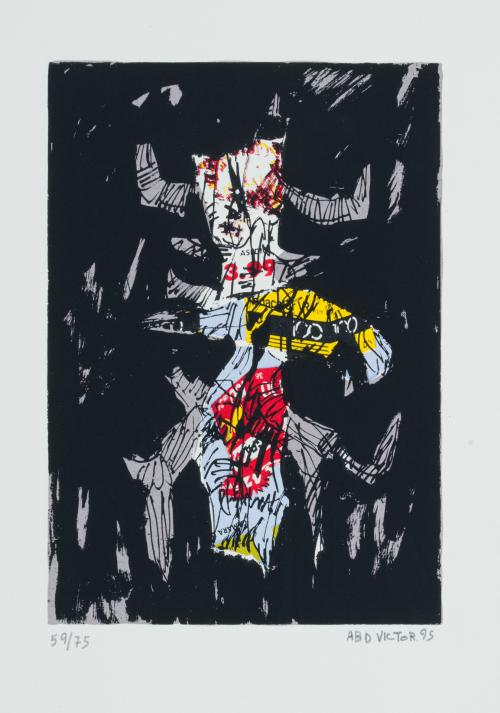 ABD VICTOR (Siria, 1959 - Zaragoza, 1995), Sin título, Grab