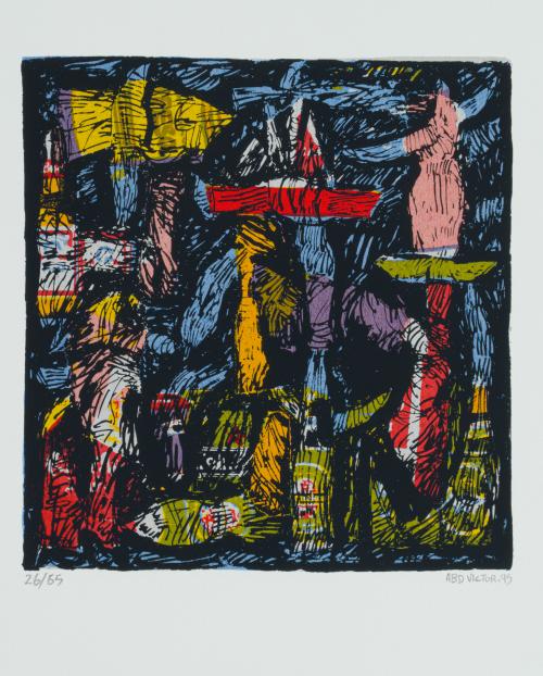 ABD VICTOR  (Siria, 1959 - Zaragoza, 1995), Sin título, Gra